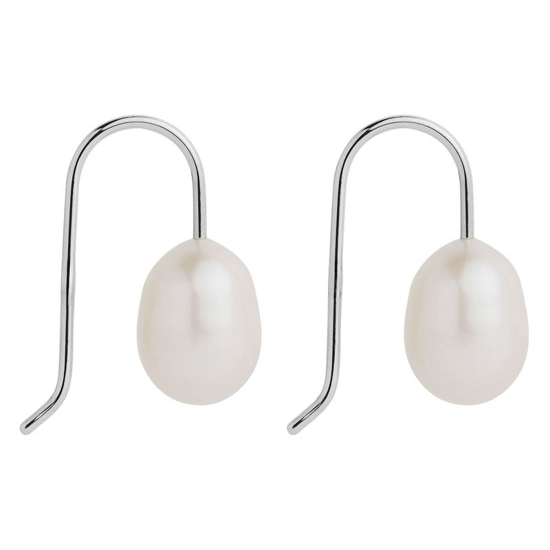 Najo Isla White Pearl Earring - Sterling Silver