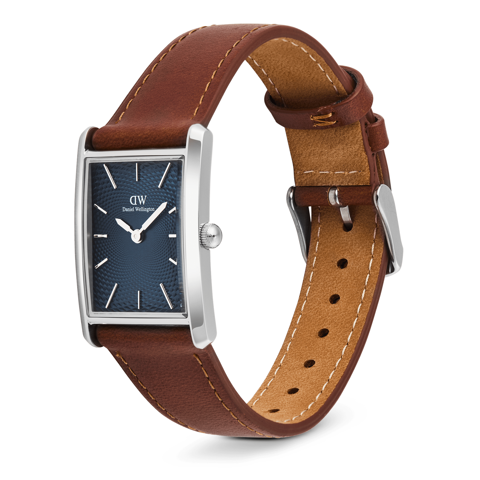 Daniel Wellington Bound Light Brown Arctic Guilloché Silver