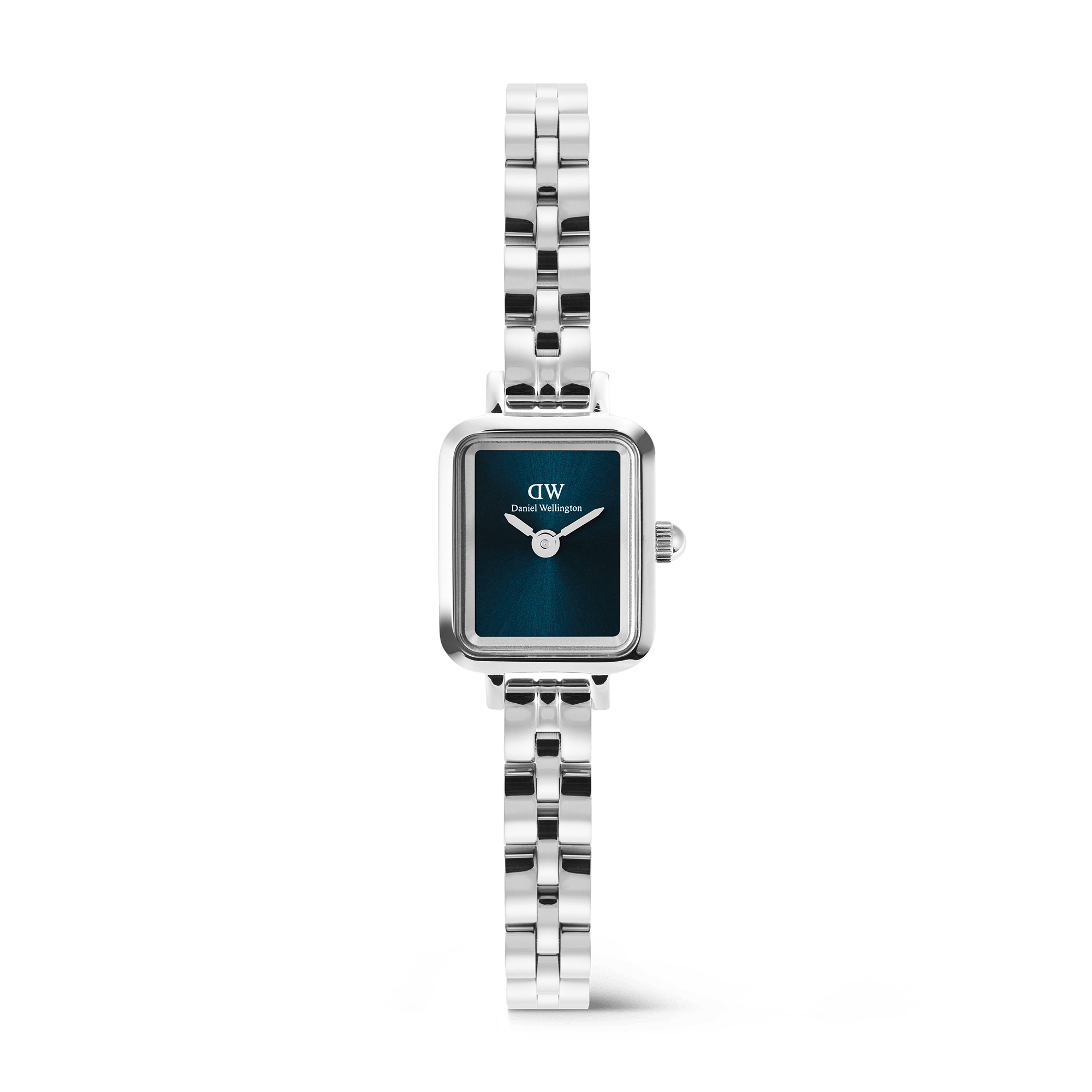 Daniel Wellington Quadro Mini Arch 3-link Arctic Sunray Silver