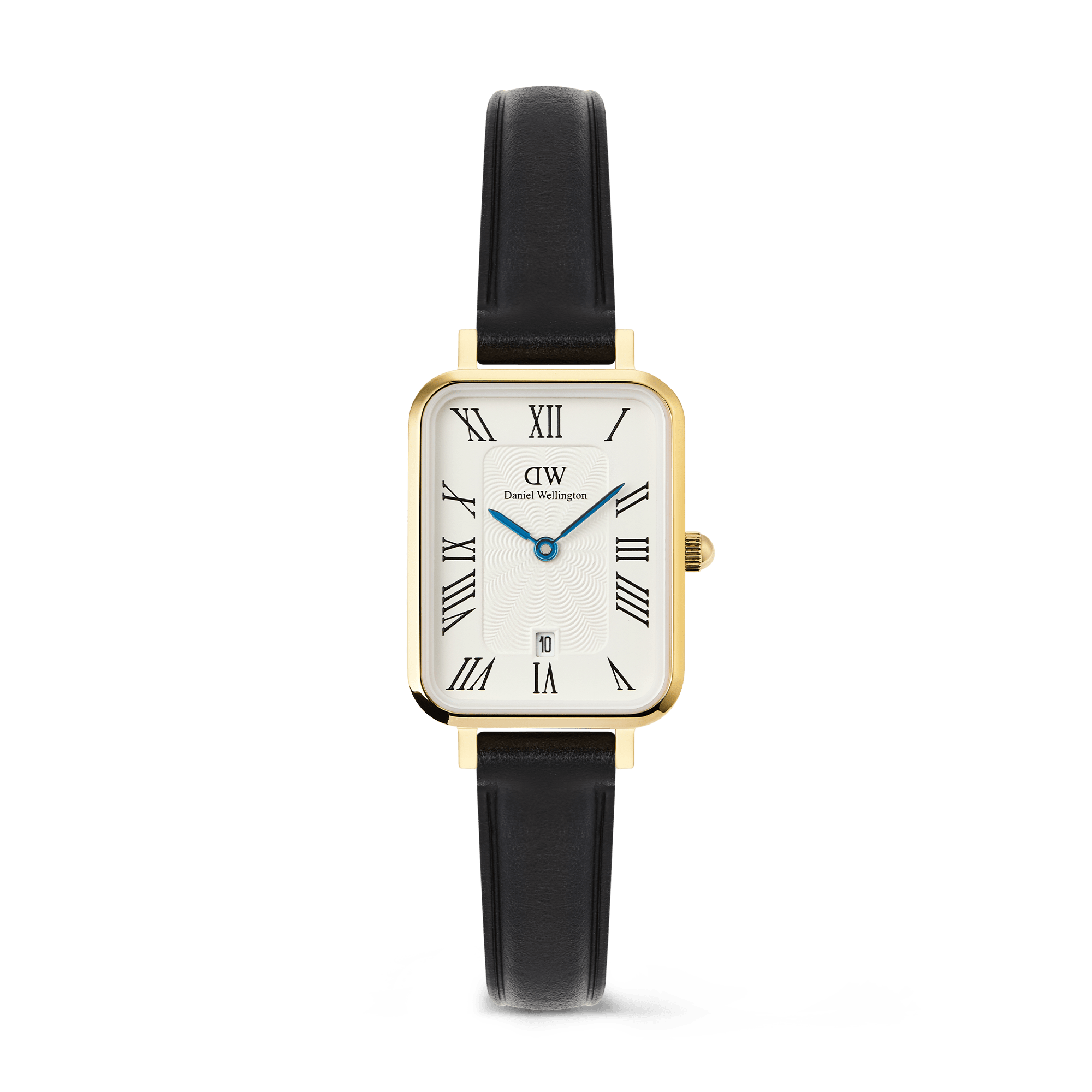 Daniel Wellington Quadro Roman Numerals Date Sheffield Gold
