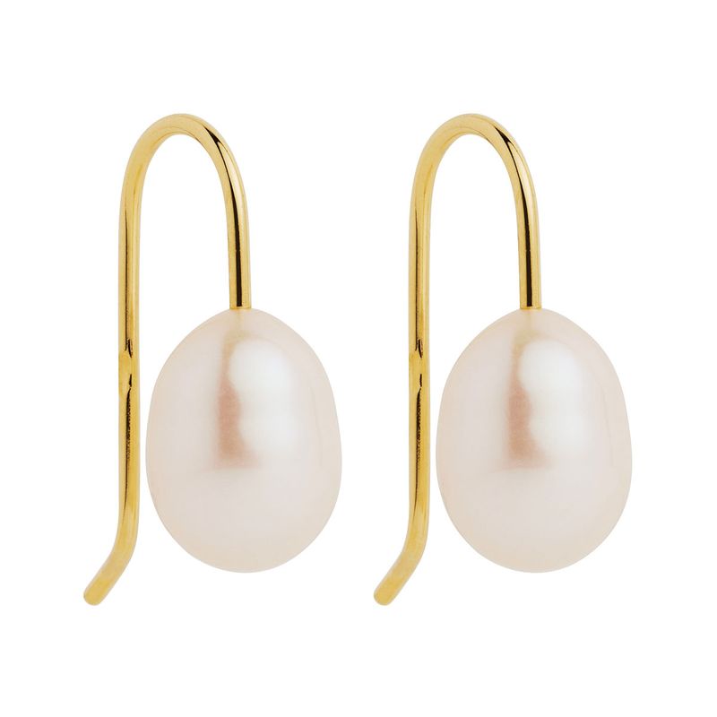 Najo Isla White Pearl  Earring - Yellow Gold
