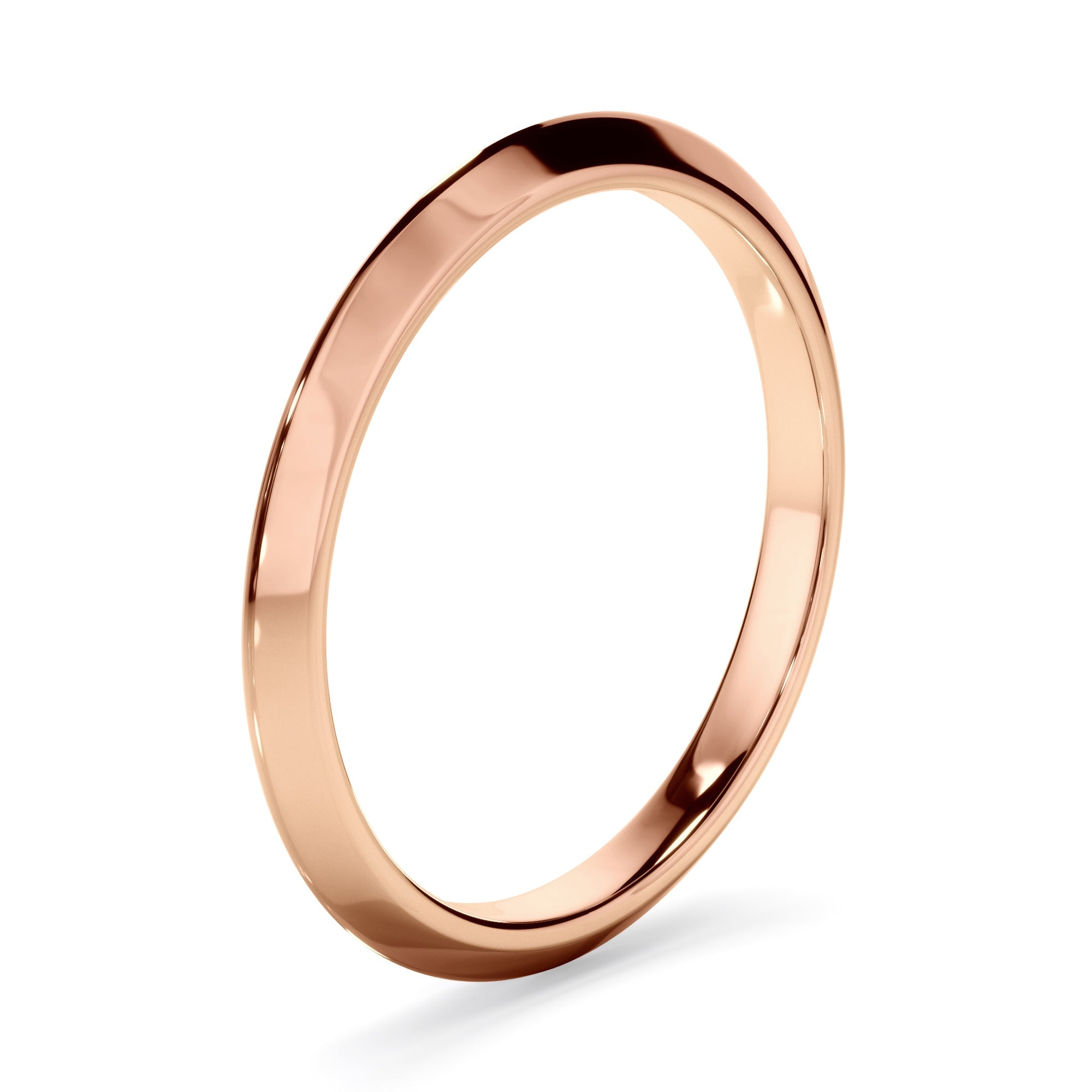 Plain Knife Edge Wedding Ring