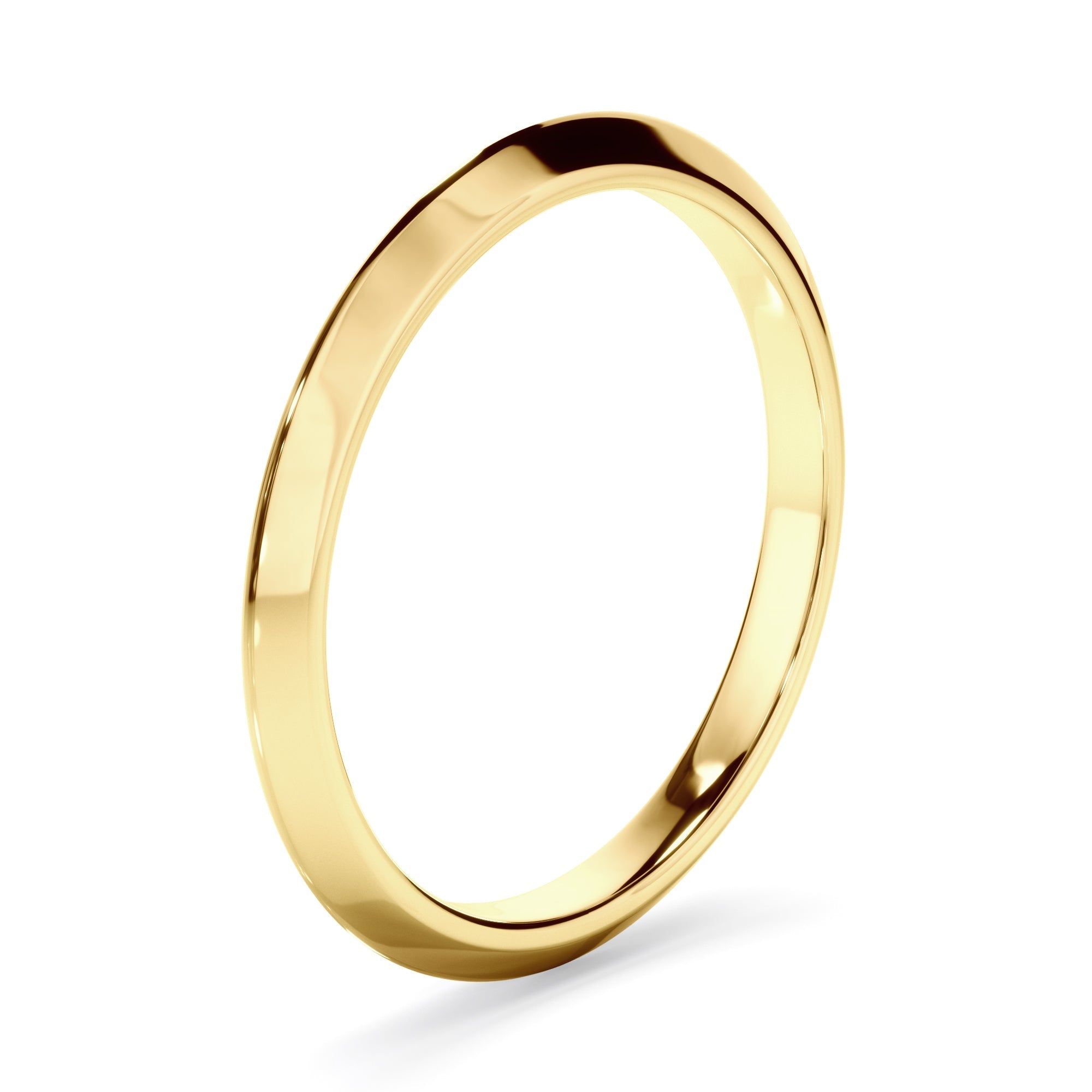 Plain Knife Edge Wedding Ring