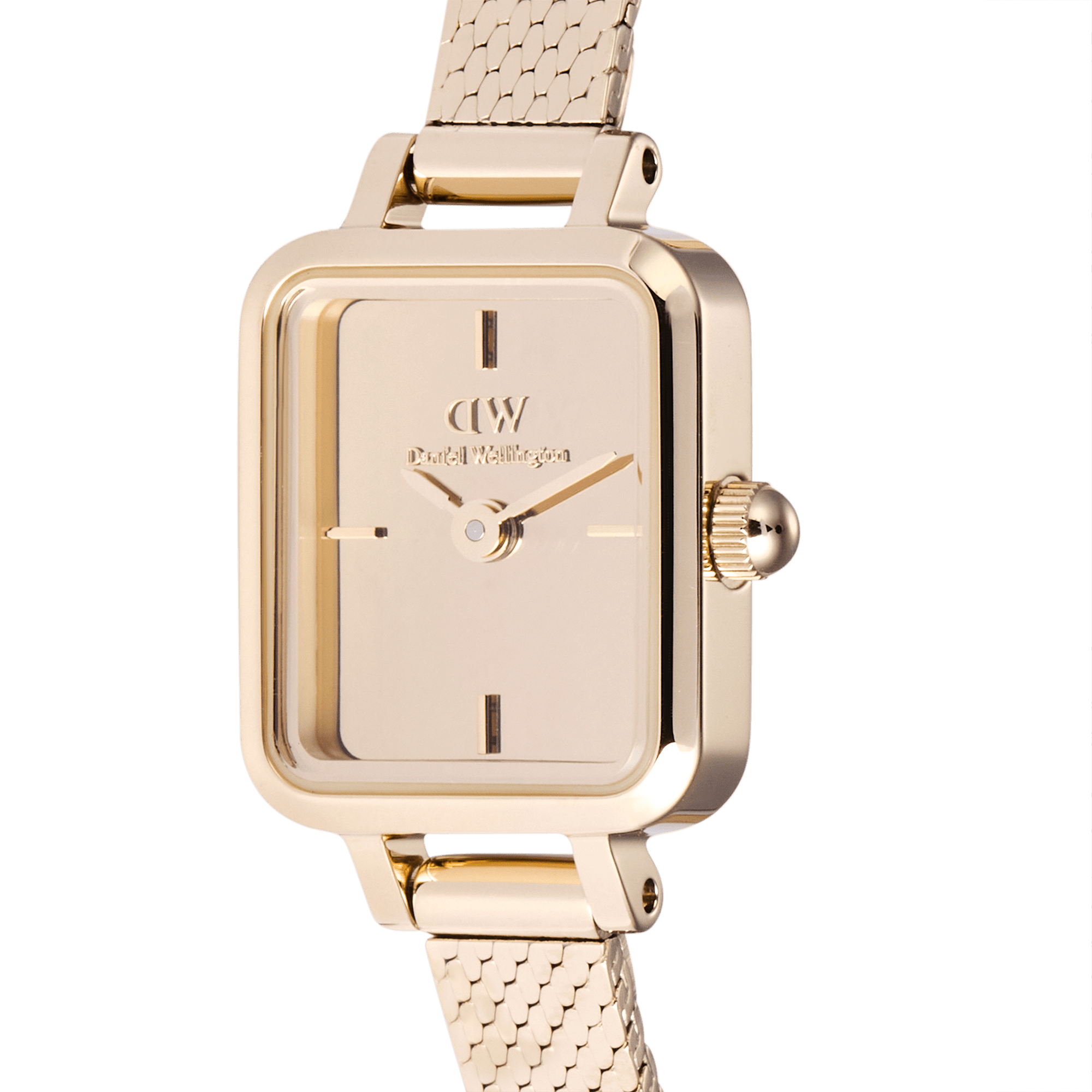 Daniel Wellington Quadro Mini Reflection Rose Gold Watch