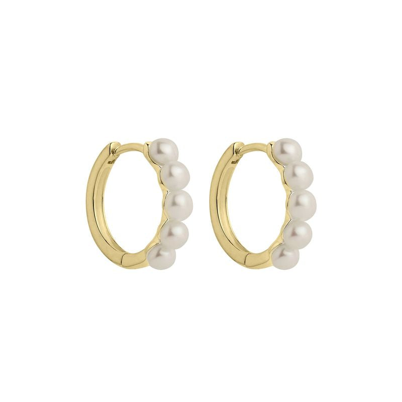 Najo Mermaid Pearl Earring - Yellow Gold