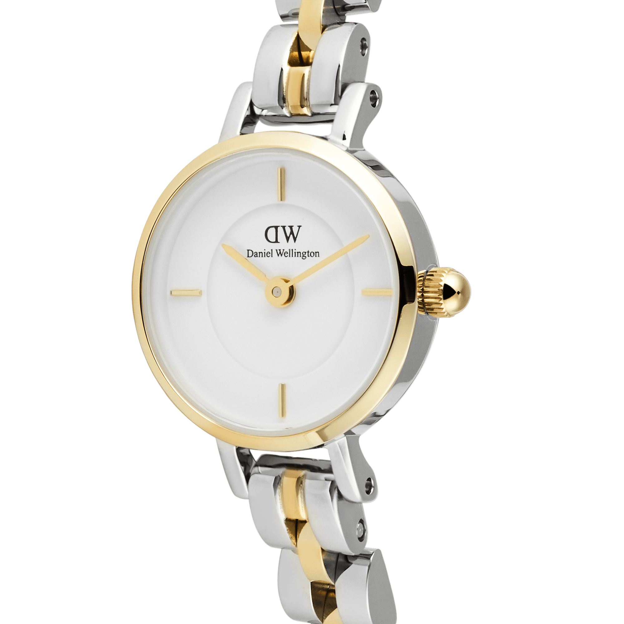 Daniel Wellington Petite Mini Arch 3-Link Two Tone Gold