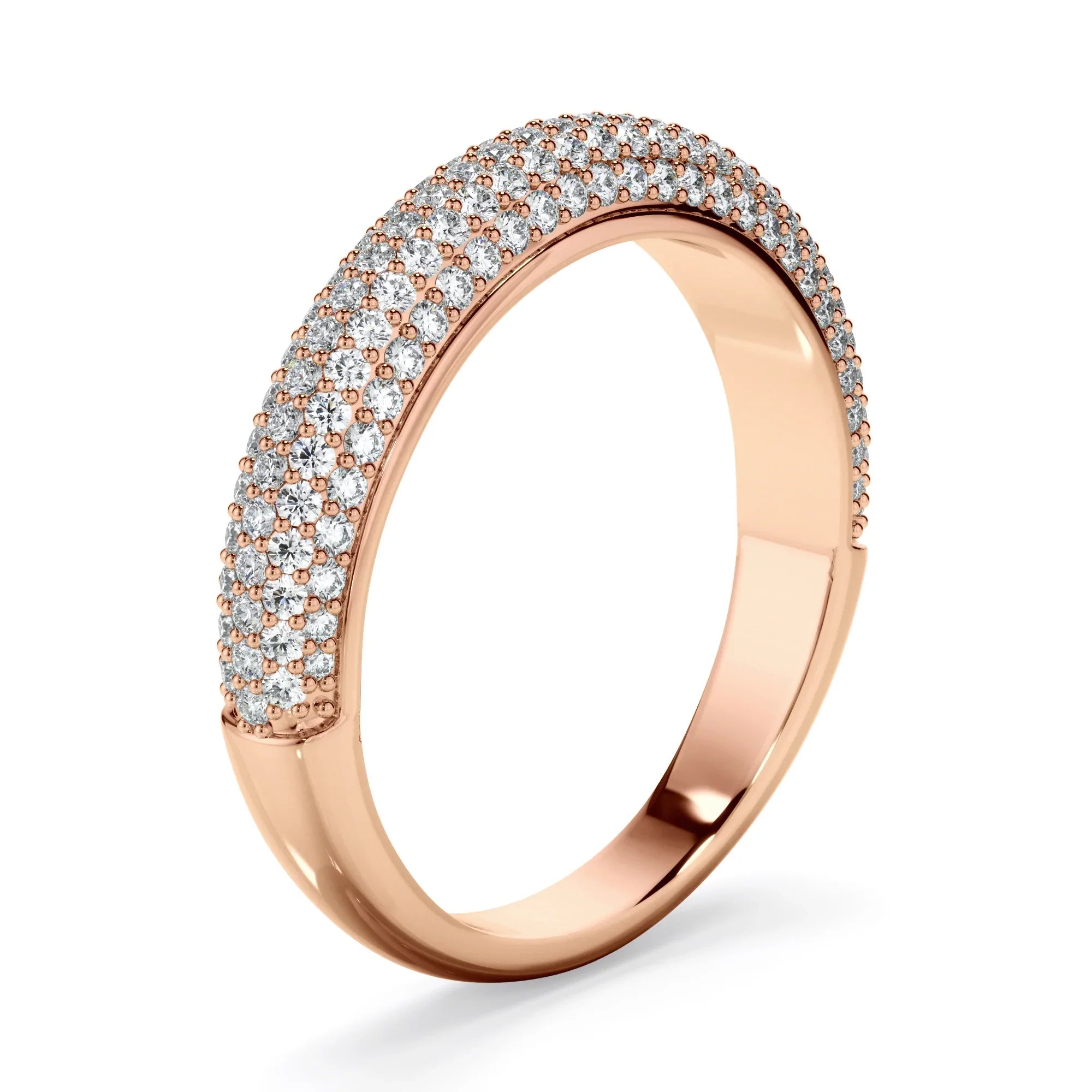 Diamond Multi Pave Wedding Ring